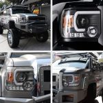 Autoparts LED Black Projector Headlights